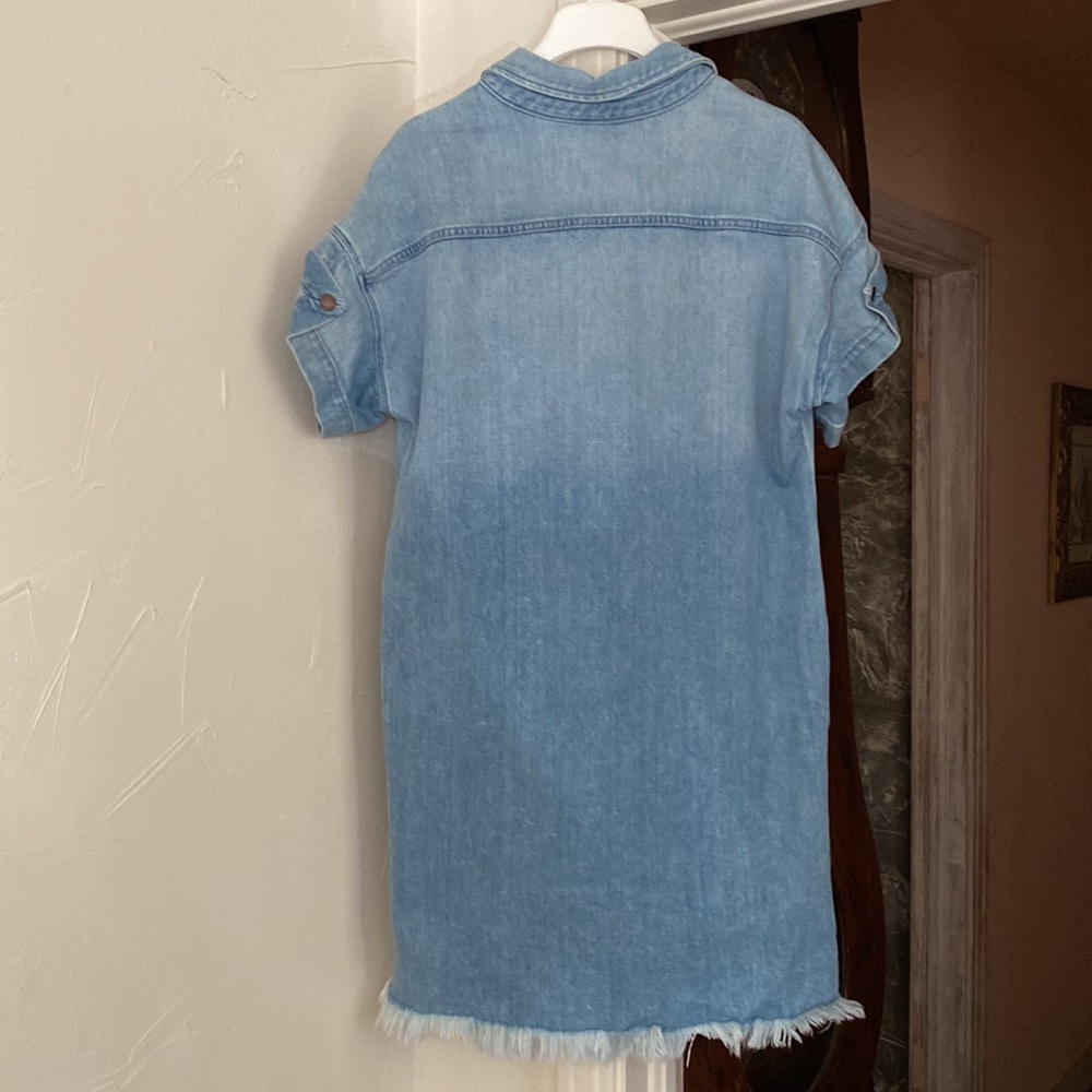 Parker Smith | Denim Dress W/Pockets View 4